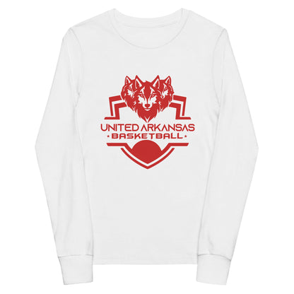 Performance | Youth Long Sleeve T-Shirt | United Arkansas Basketball | Alt Logo