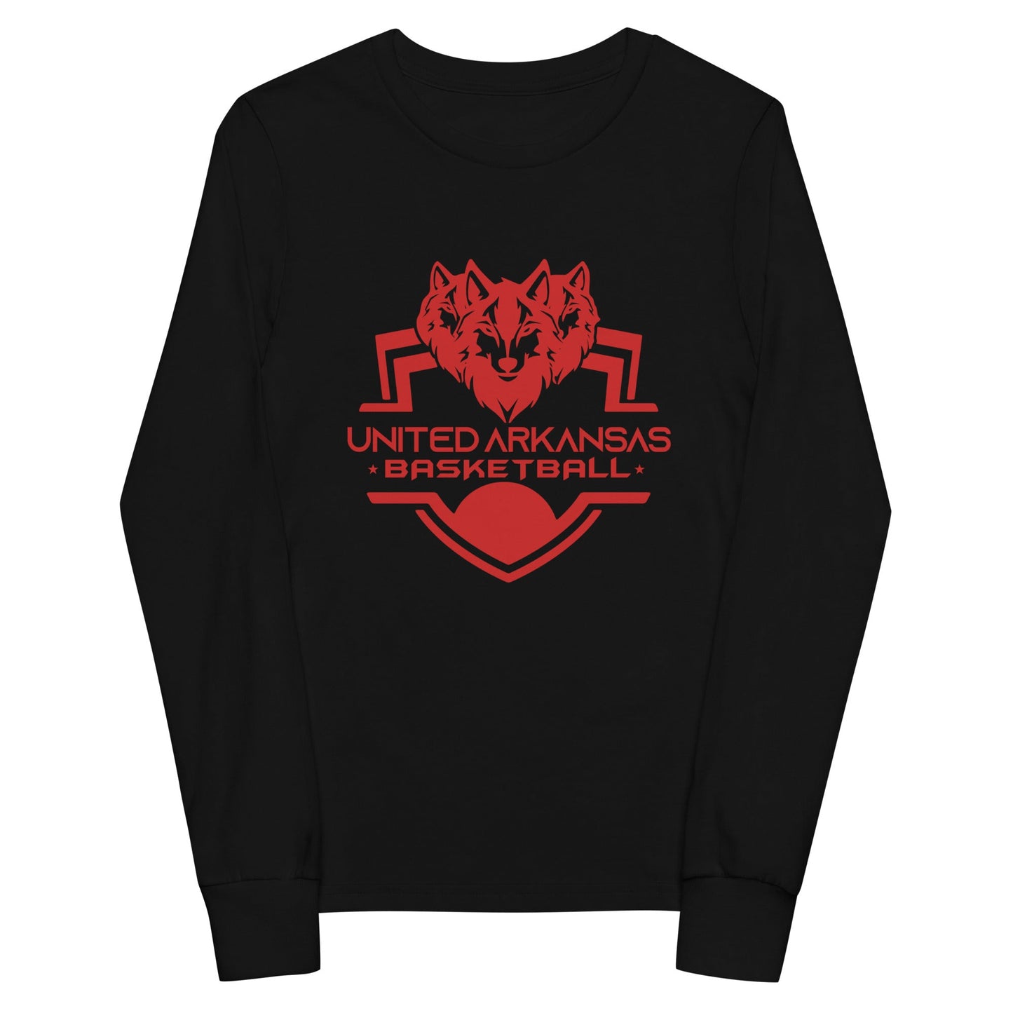 Performance | Youth Long Sleeve T-Shirt | United Arkansas Basketball | Alt Logo