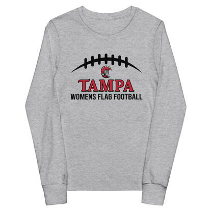 Performance | Youth Long Sleeve T-Shirt | University of Tampa Women's Flag Football