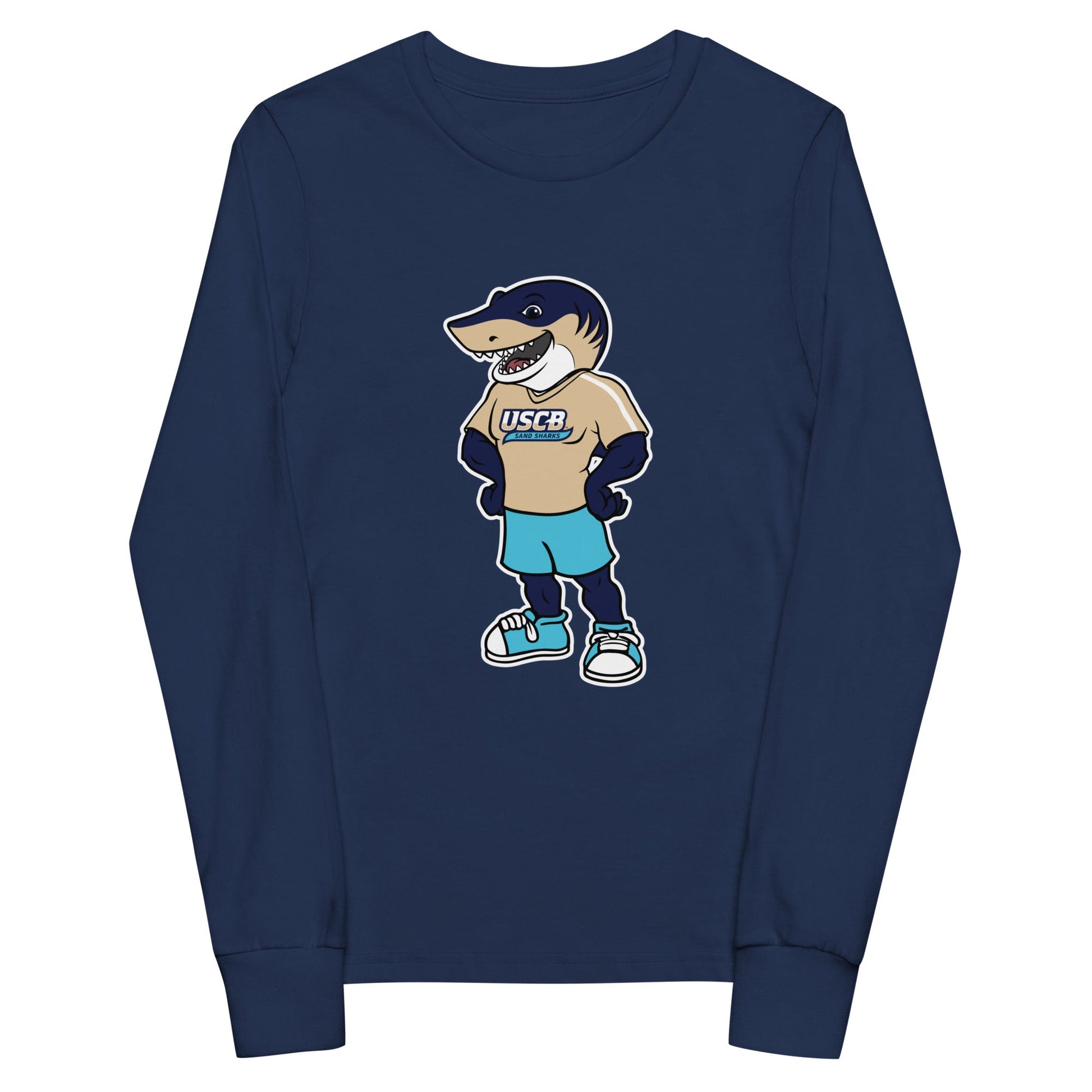 Performance | Youth Long Sleeve T-Shirt | University South Carolina Beaufort Track & Field | Mascot Logo