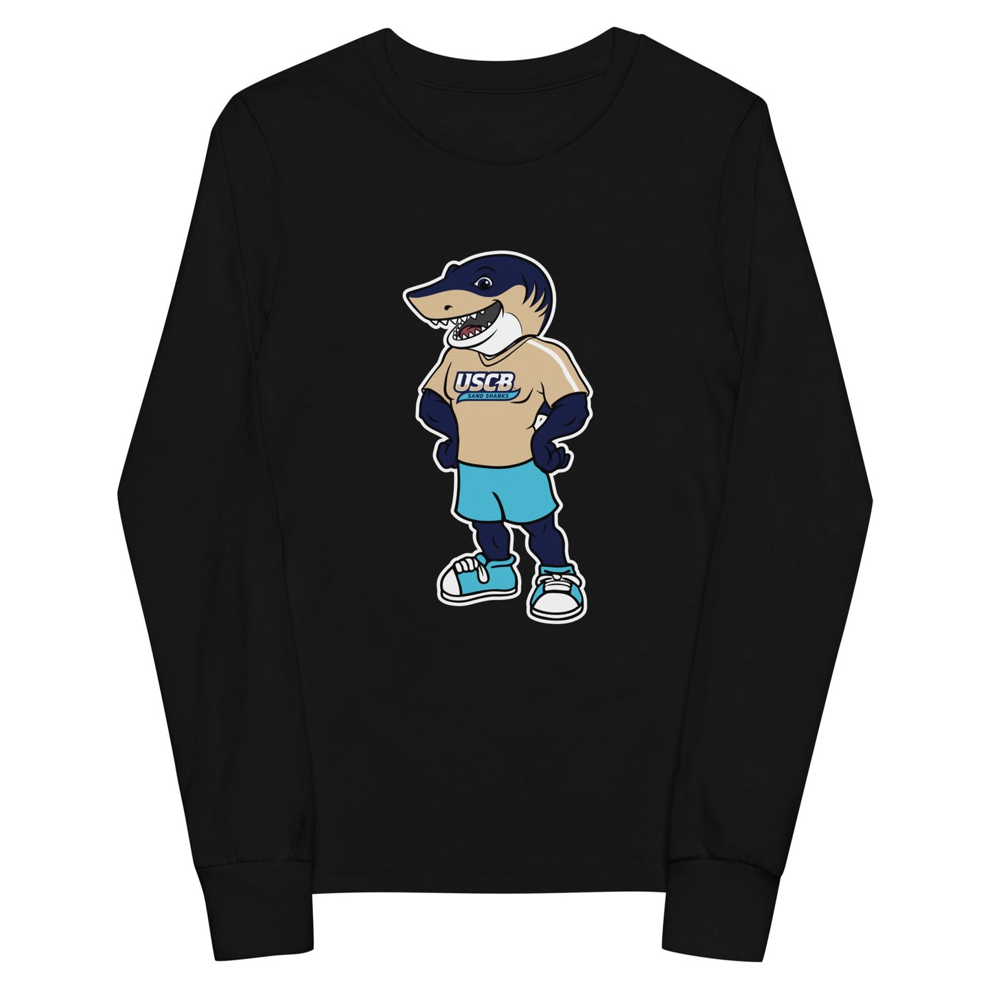 Performance | Youth Long Sleeve T-Shirt | University South Carolina Beaufort Track & Field | Mascot Logo