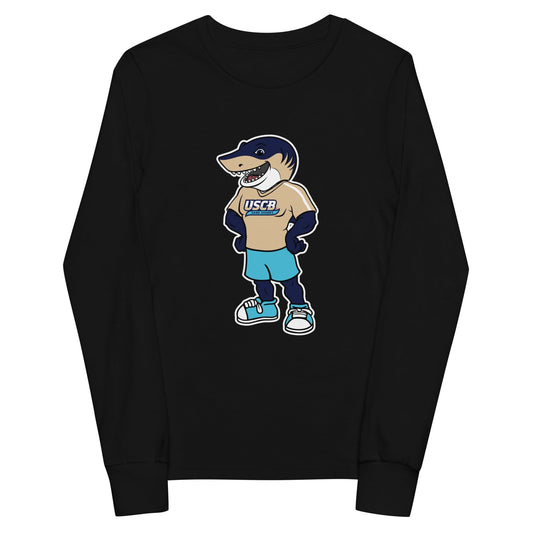 Performance | Youth Long Sleeve T-Shirt | University South Carolina Beaufort Track & Field | Mascot Logo