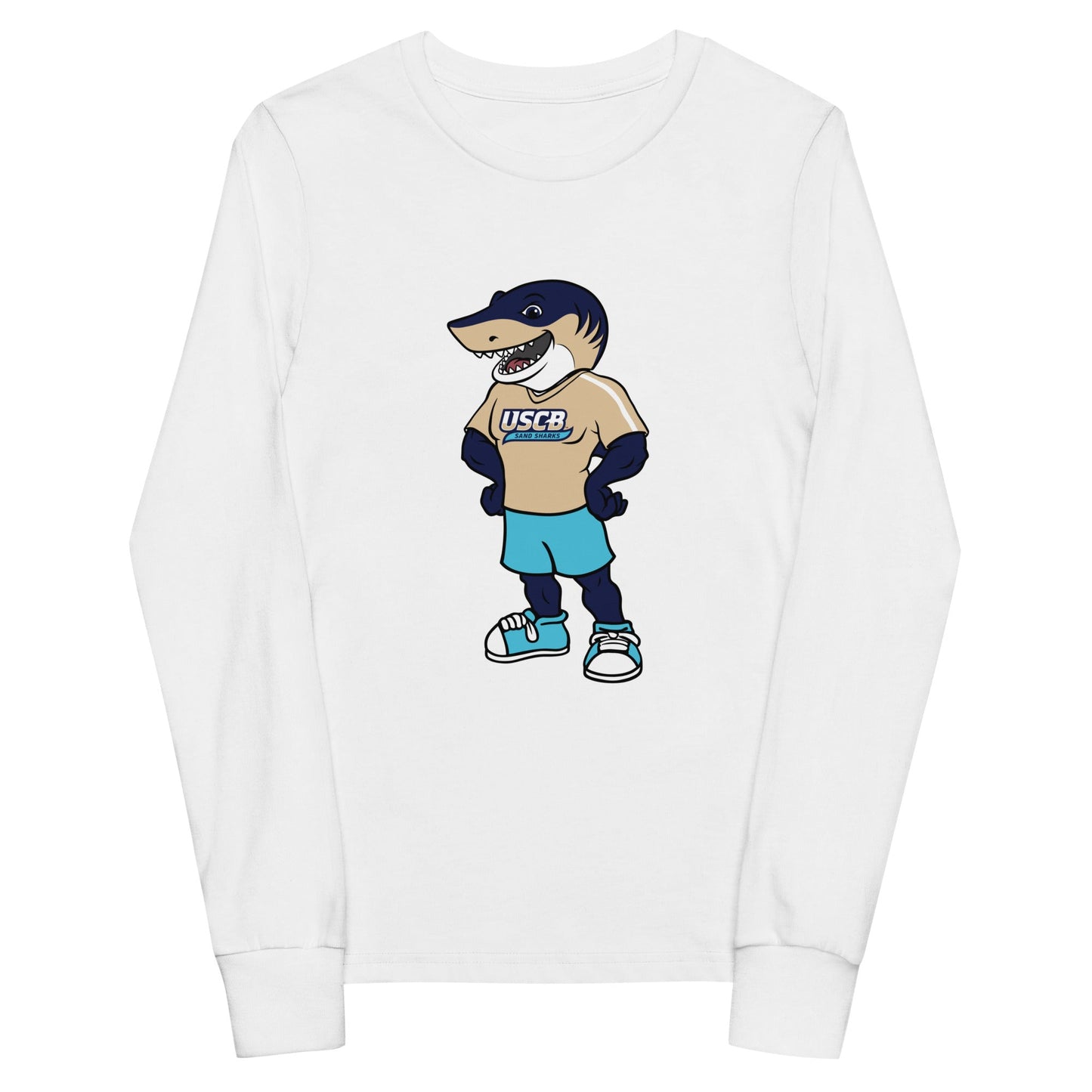 Performance | Youth Long Sleeve T-Shirt | University South Carolina Beaufort Track & Field | Mascot Logo