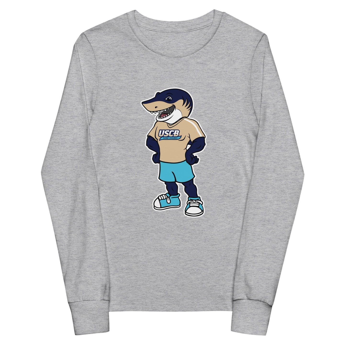 Performance | Youth Long Sleeve T-Shirt | University South Carolina Beaufort Track & Field | Mascot Logo
