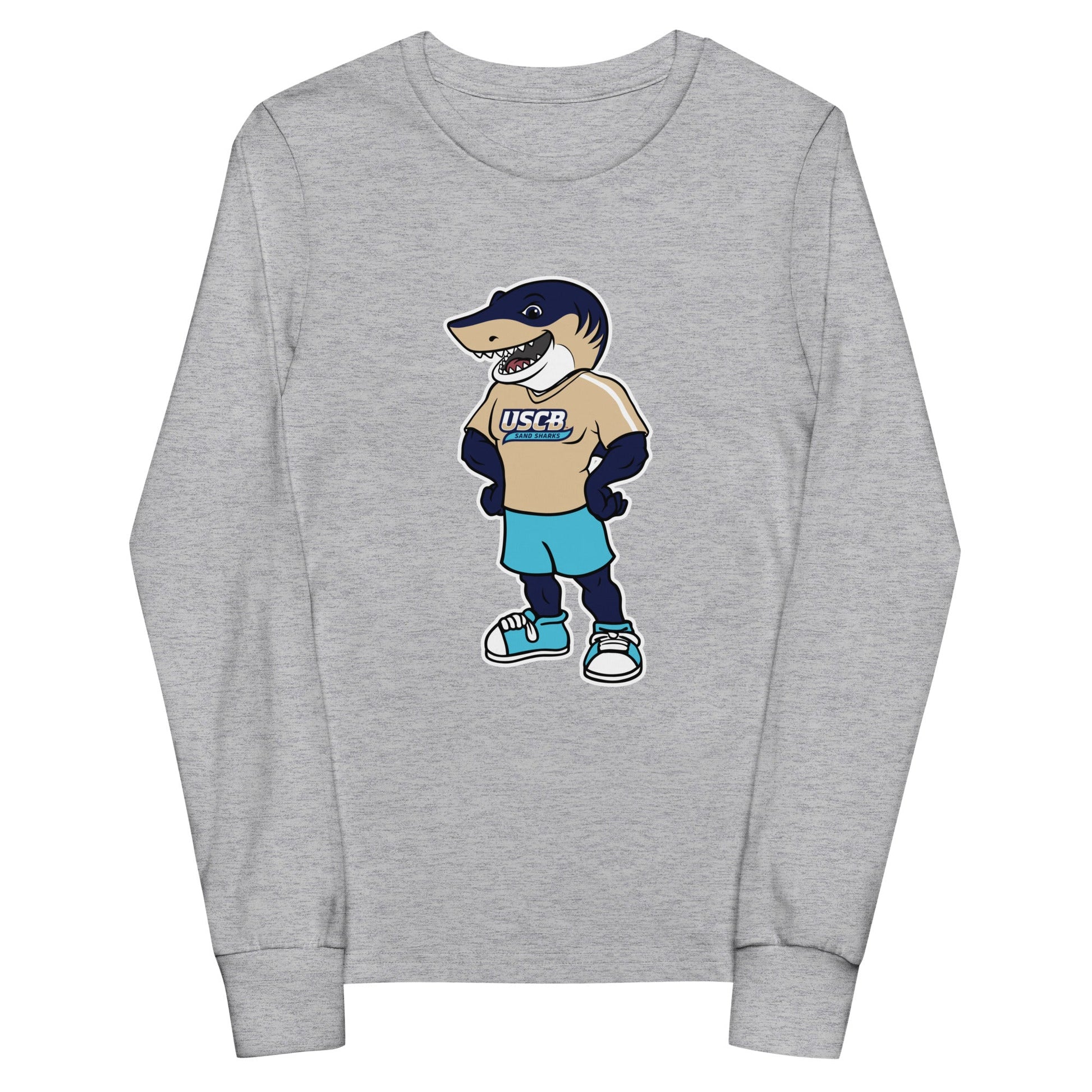 Performance | Youth Long Sleeve T-Shirt | University South Carolina Beaufort Track & Field | Mascot Logo