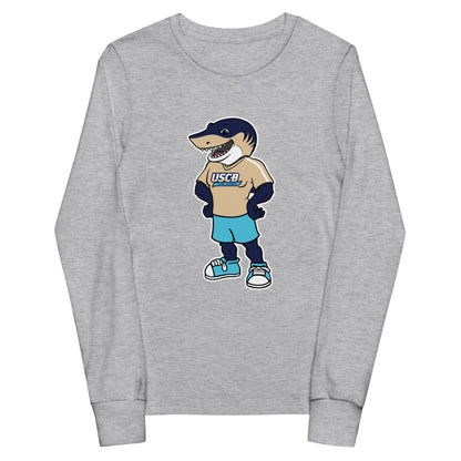 Performance | Youth Long Sleeve T-Shirt | University South Carolina Beaufort Track & Field | Mascot Logo