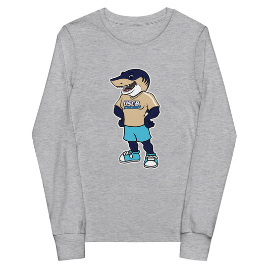 Performance | Youth Long Sleeve T-Shirt | University South Carolina Beaufort Track & Field | Mascot Logo