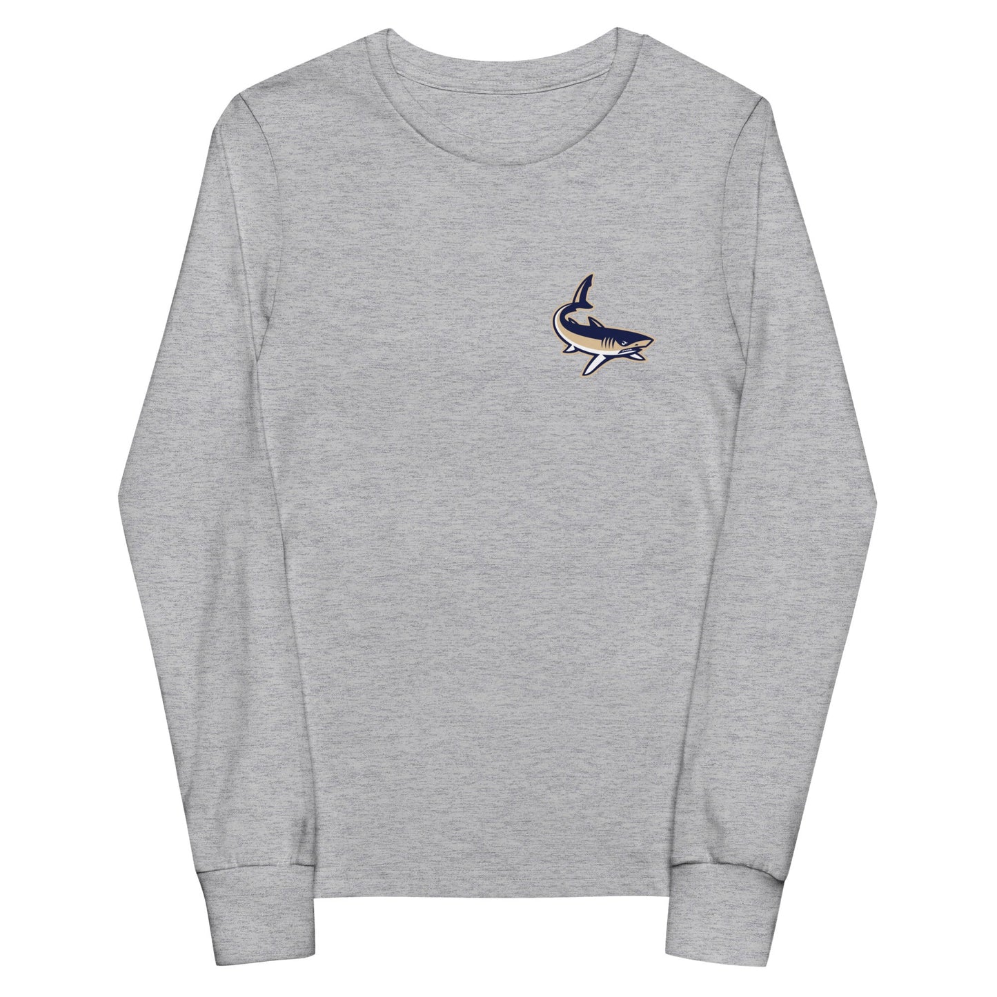 Performance | Youth Long Sleeve T-Shirt | University South Carolina Beaufort Track & Field | Shark Logo