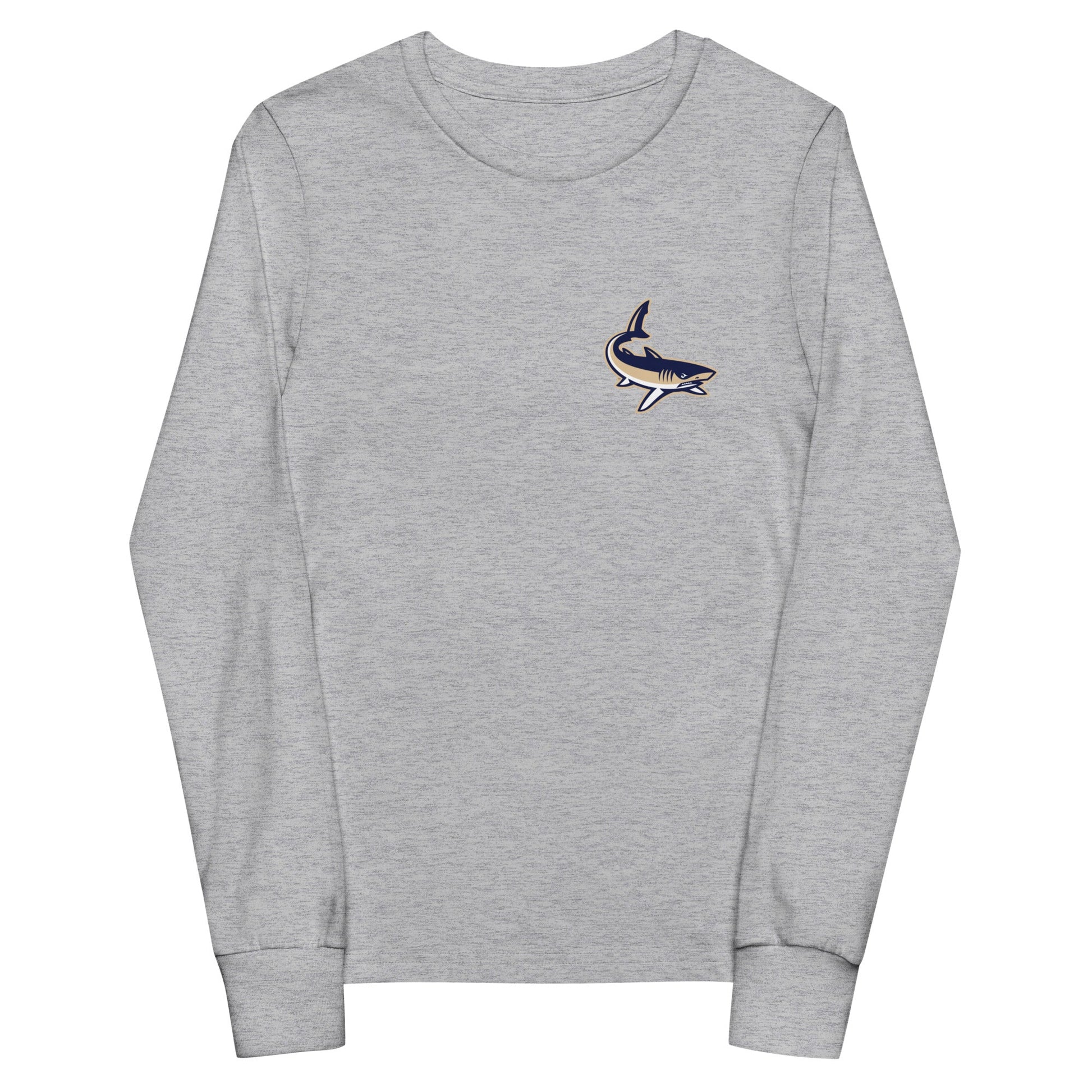 Performance | Youth Long Sleeve T-Shirt | University South Carolina Beaufort Track & Field | Shark Logo