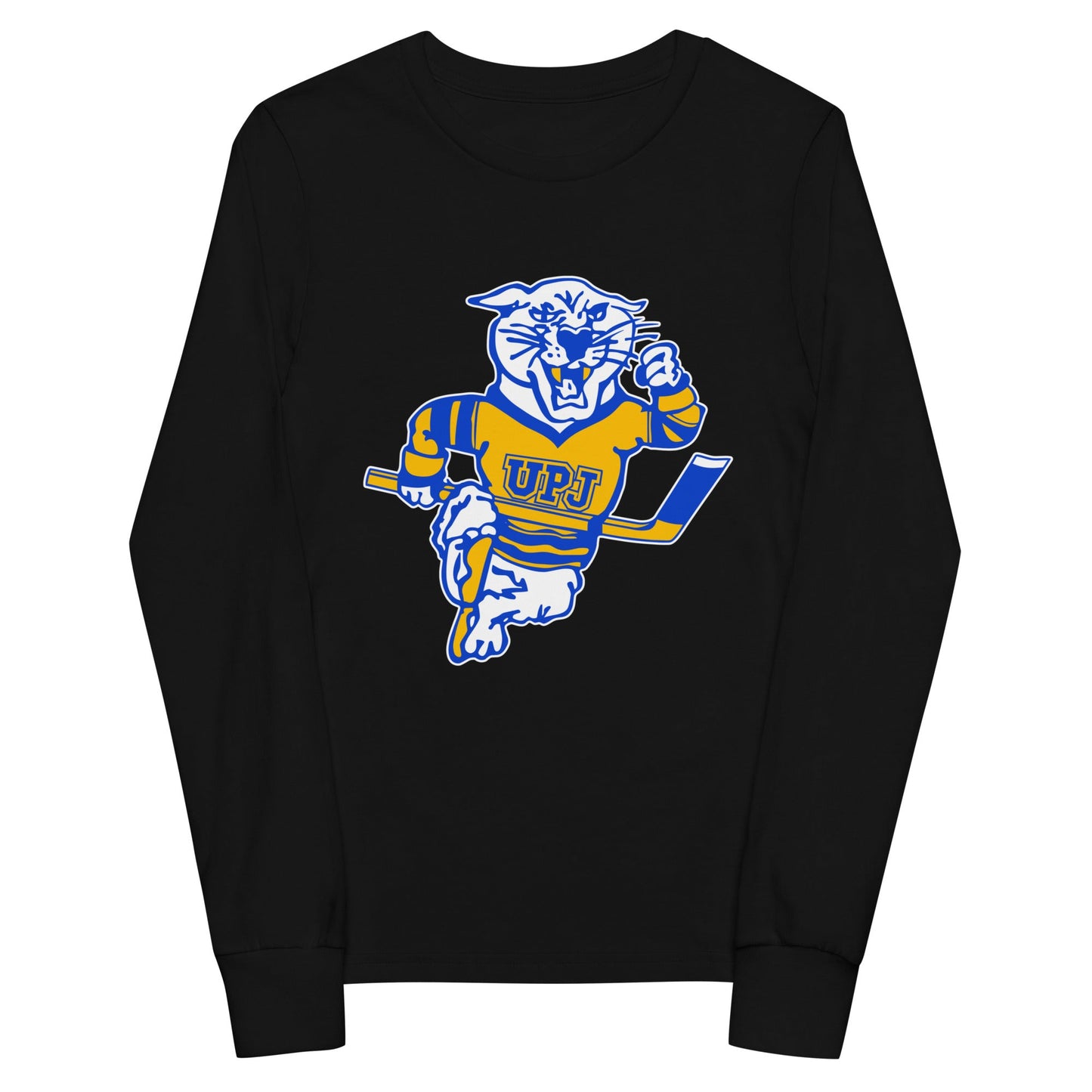 Performance | Youth Long Sleeve T-Shirt | UPJ Hockey | Mascot Logo