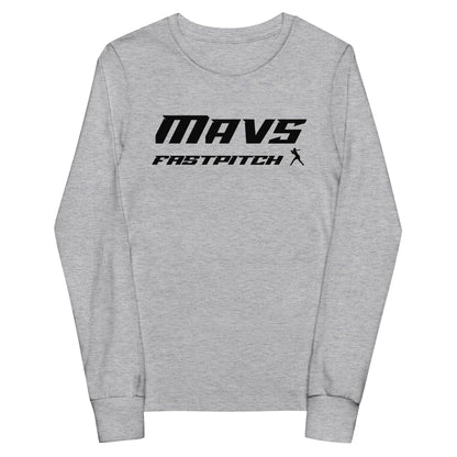 Performance | Youth Long Sleeve T-Shirt | Upper Makefield Mavs Fastpitch | Fastpitch Logo