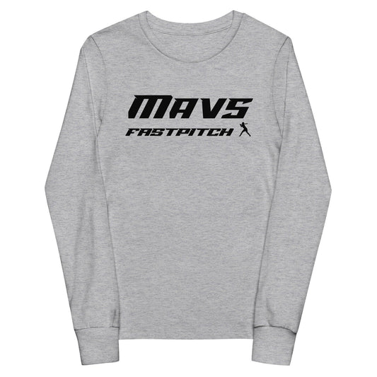 Performance | Youth Long Sleeve T-Shirt | Upper Makefield Mavs Fastpitch | Fastpitch Logo