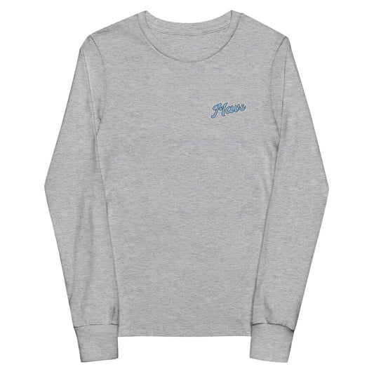 Performance | Youth Long Sleeve T-Shirt | Upper Makefield Mavs Fastpitch | Script Logo