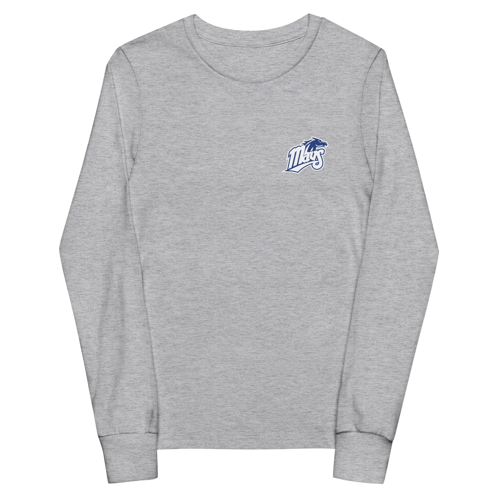 Performance | Youth Long Sleeve T-Shirt | Upper Makefield Youth Baseball & Softball League | Blue Mavs Logo