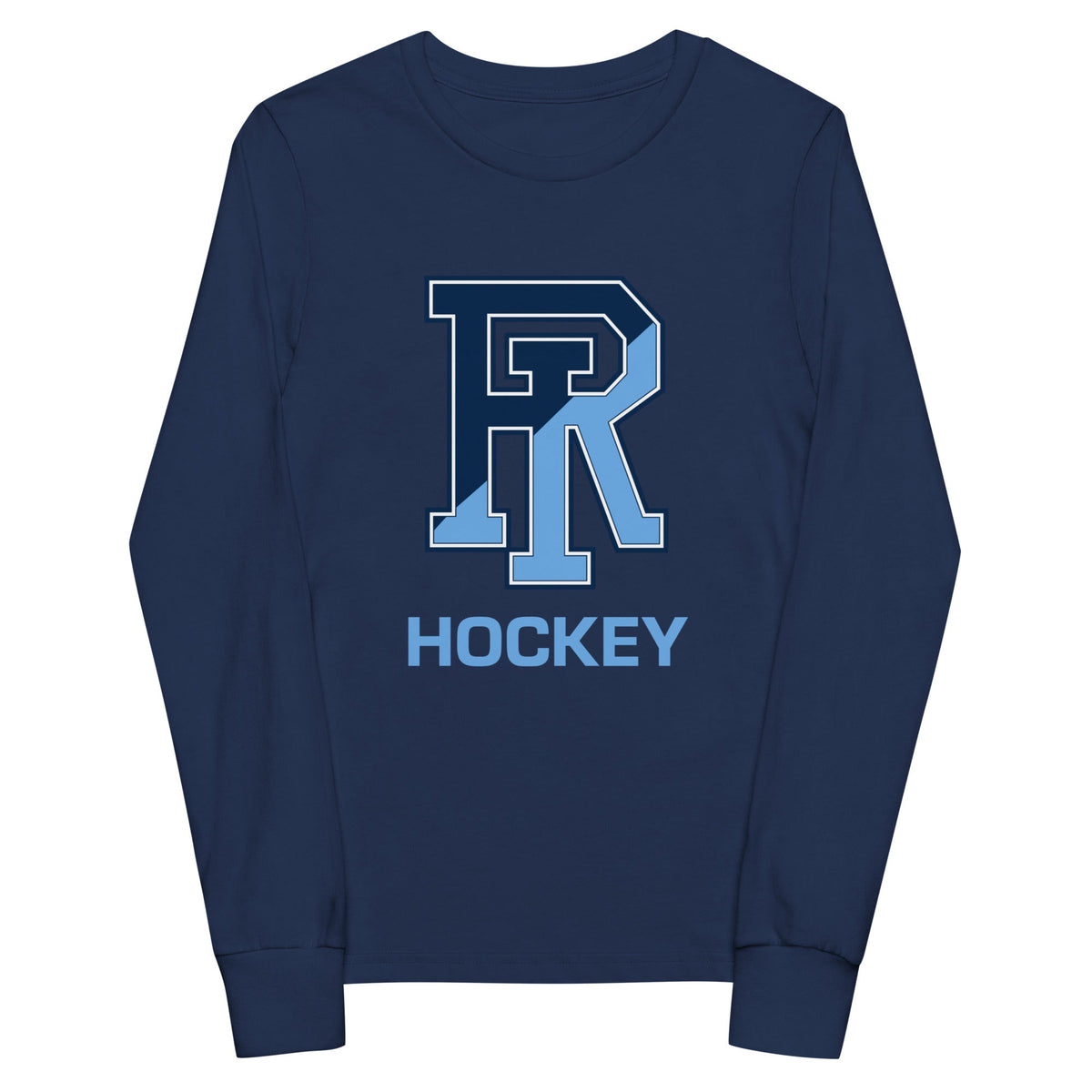 Performance | Youth Long Sleeve T-Shirt | URI Men’s Hockey | Vanguard Logo
