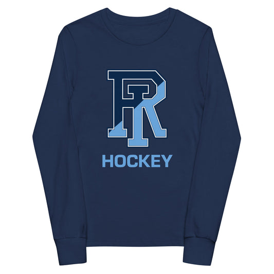 Performance | Youth Long Sleeve T-Shirt | URI Men’s Hockey | Vanguard Logo