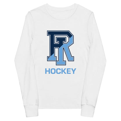 Performance | Youth Long Sleeve T-Shirt | URI Men’s Hockey | Vanguard Logo