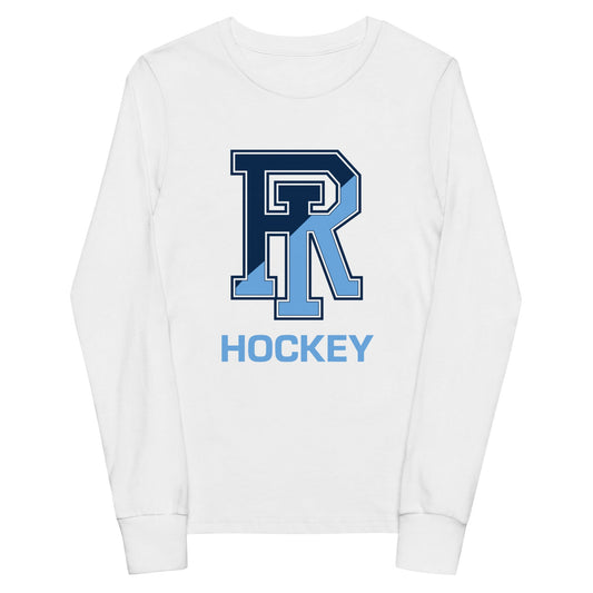 Performance | Youth Long Sleeve T-Shirt | URI Men’s Hockey | Vanguard Logo