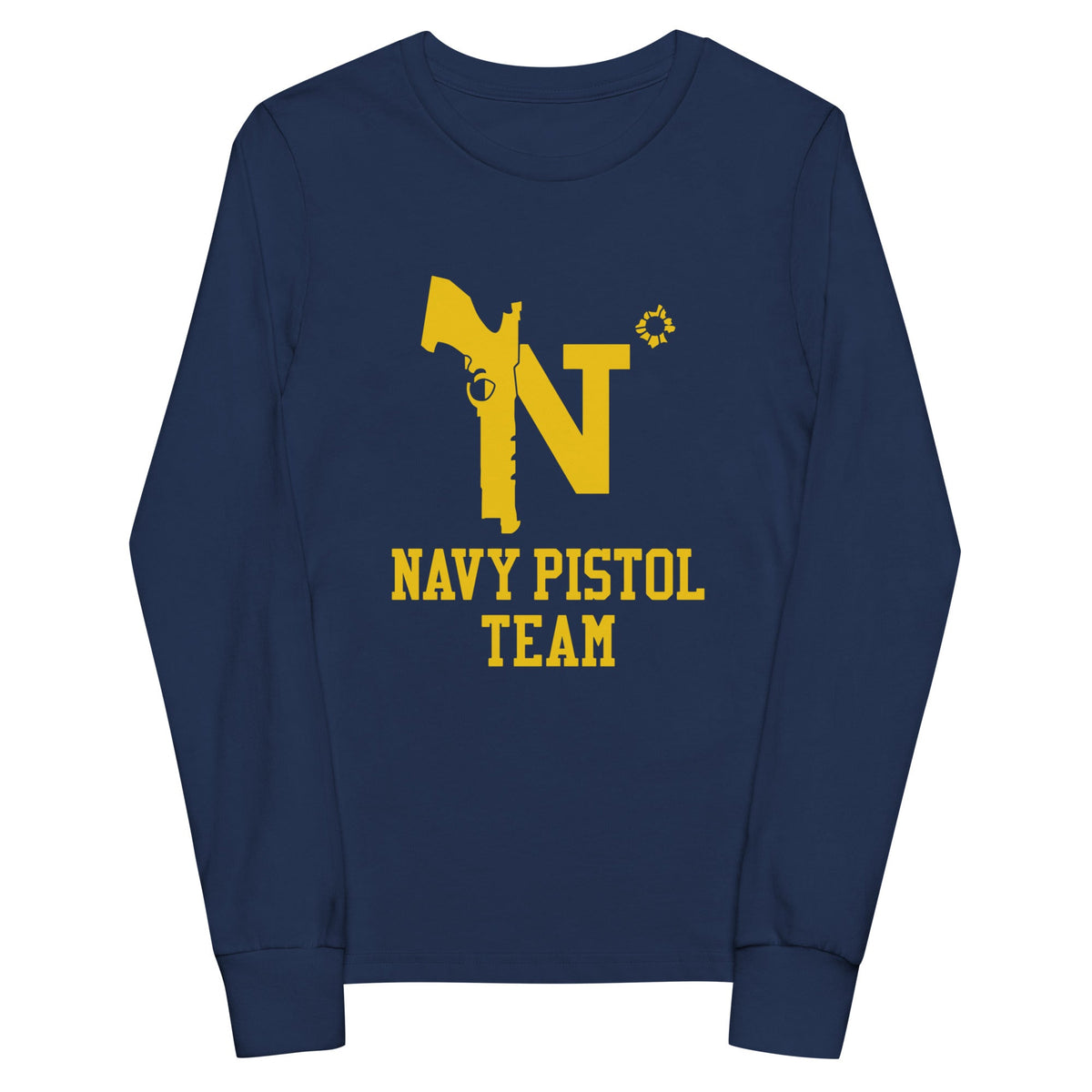 Performance | Youth Long Sleeve T-Shirt | USNA Pistol Team | Crest Logo