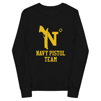 Performance | Youth Long Sleeve T-Shirt | USNA Pistol Team | Crest Logo