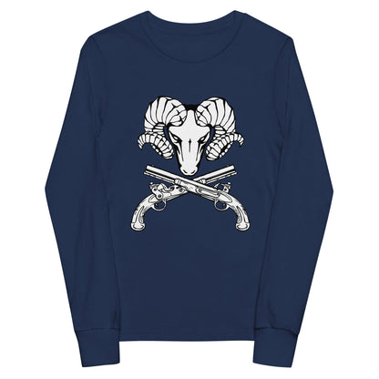 Performance | Youth Long Sleeve T-Shirt | USNA Pistol Team | Emblem Logo
