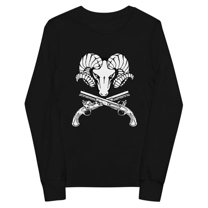 Performance | Youth Long Sleeve T-Shirt | USNA Pistol Team | Emblem Logo