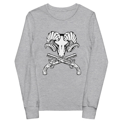 Performance | Youth Long Sleeve T-Shirt | USNA Pistol Team | Emblem Logo