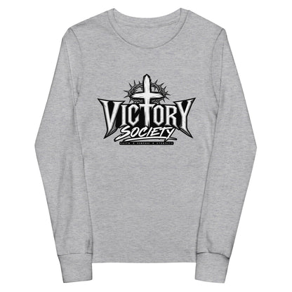 Performance | Youth Long Sleeve T-Shirt | Victory Society | Valor Heritage Alliance Logo