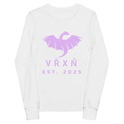Performance | Youth Long Sleeve T-Shirt | VŘXŇ | Ancient Modern Logo