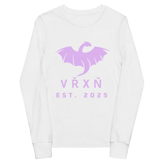 Performance | Youth Long Sleeve T-Shirt | VŘXŇ | Ancient Modern Logo