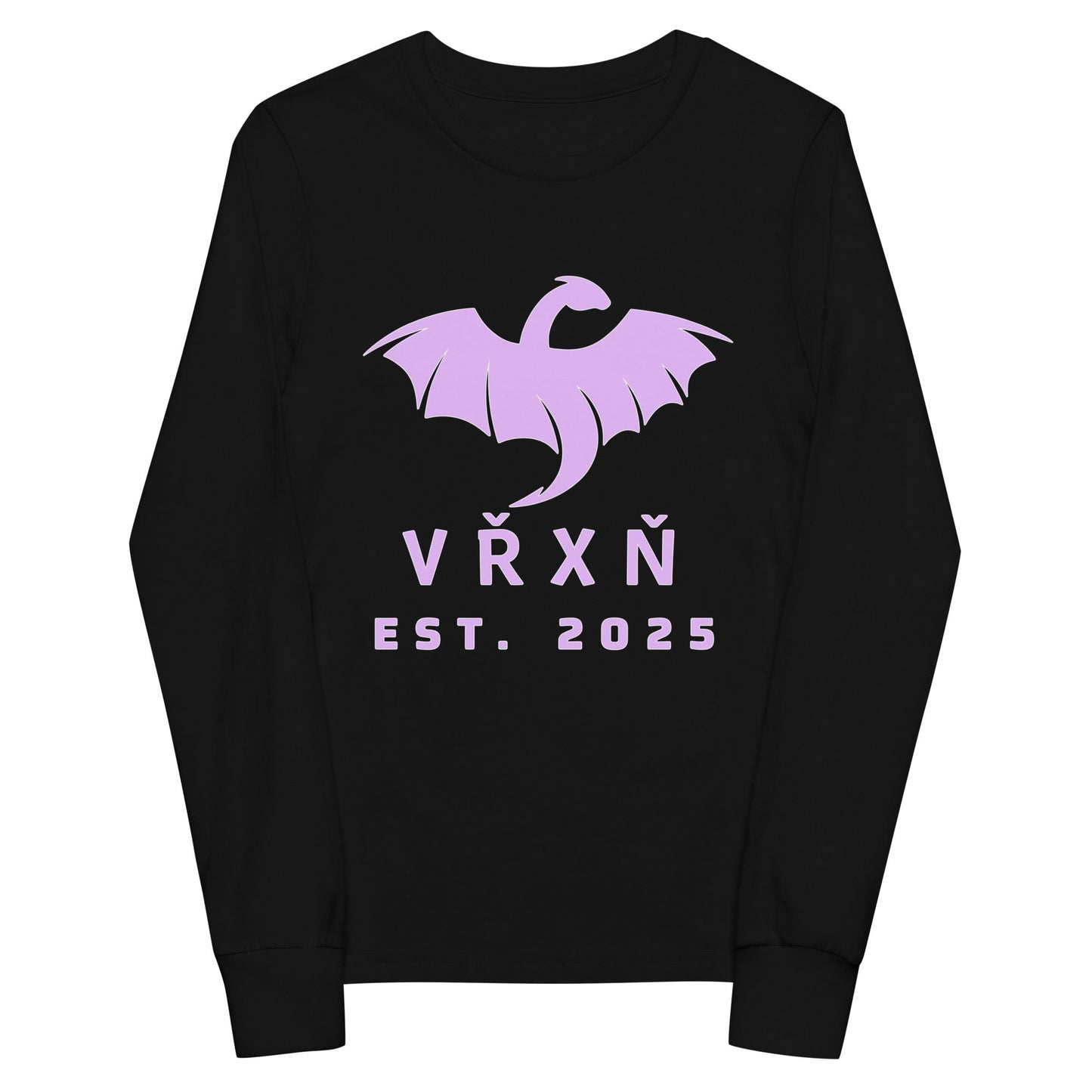 Performance | Youth Long Sleeve T-Shirt | VŘXŇ | Ancient Modern Logo