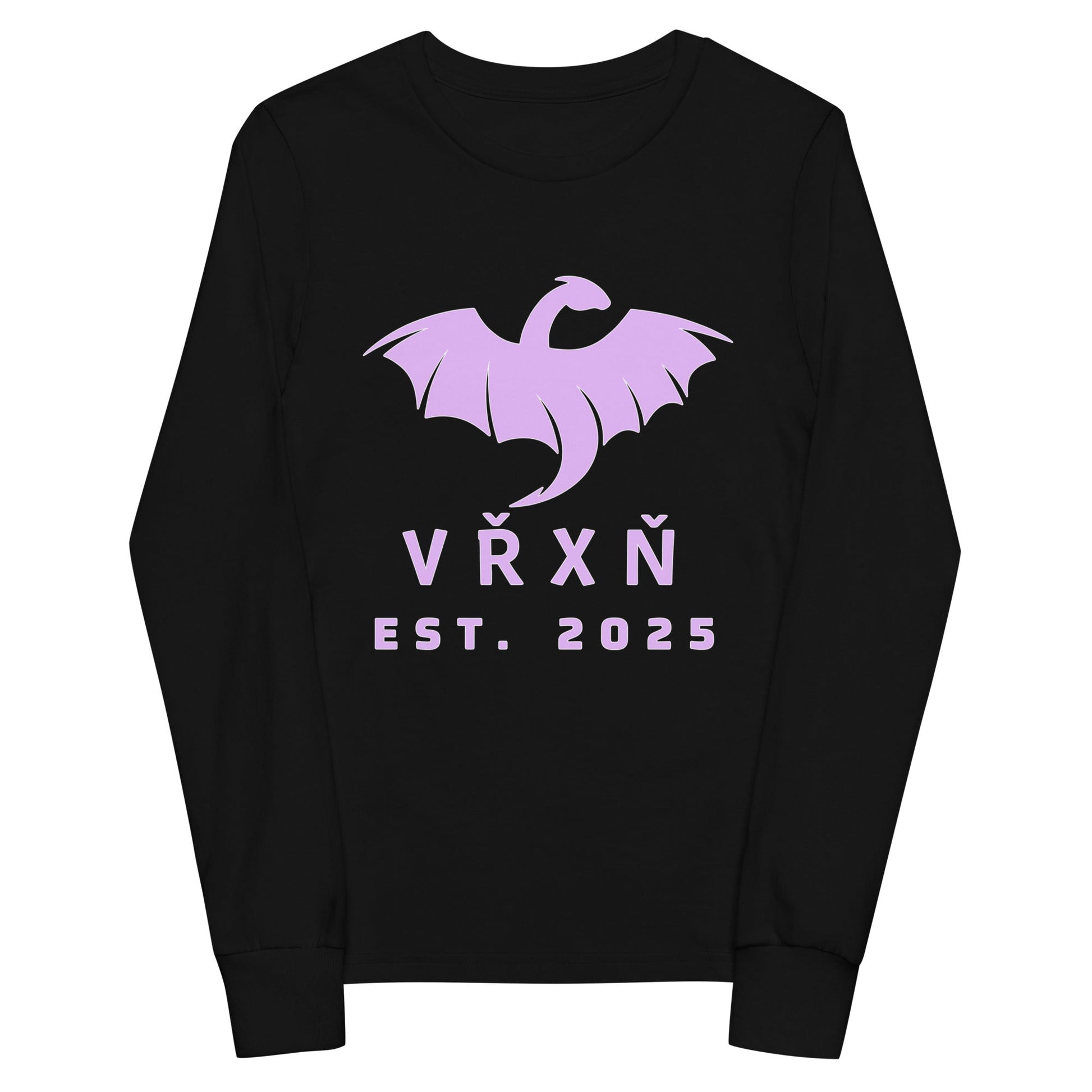 Performance | Youth Long Sleeve T-Shirt | VŘXŇ | Ancient Modern Logo