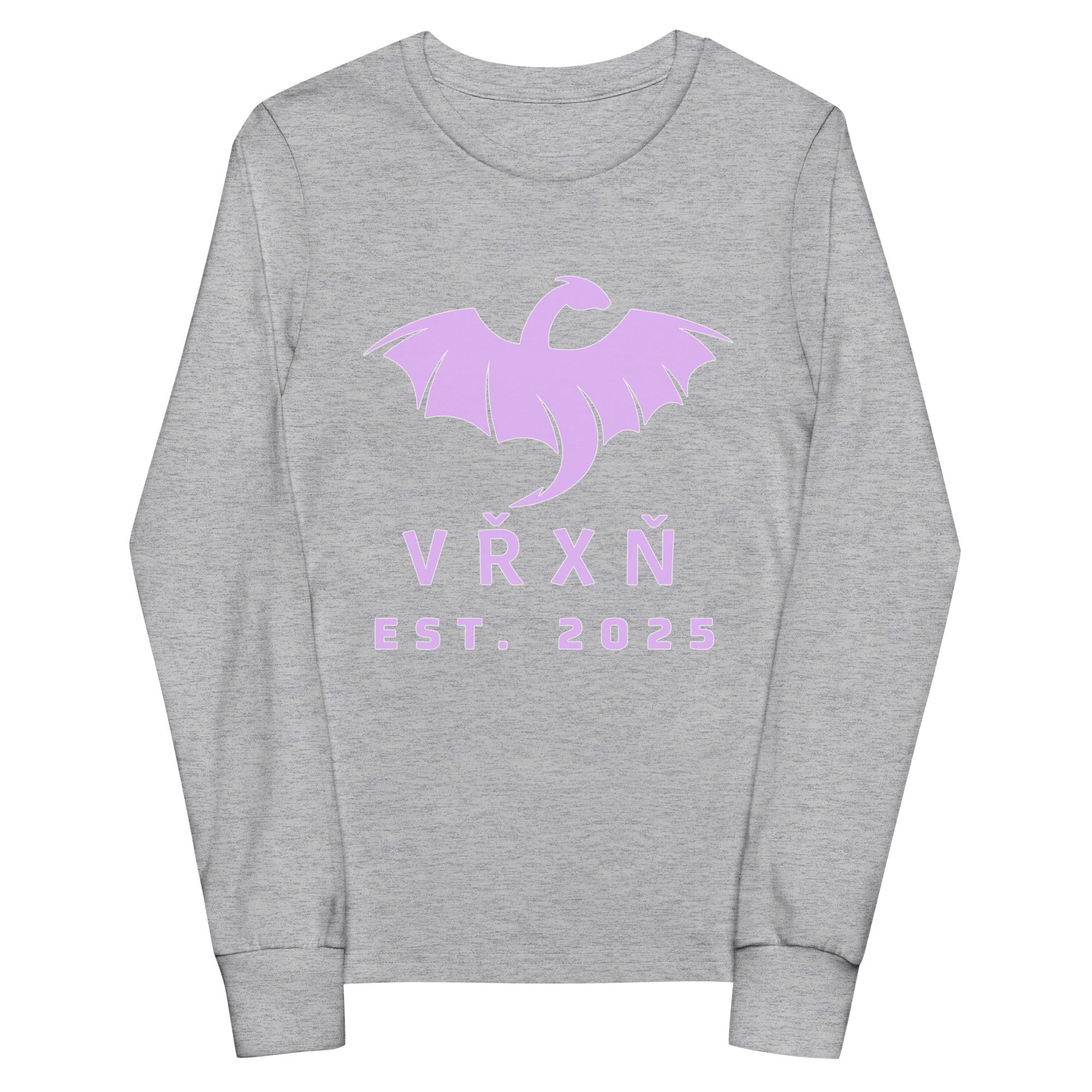 Performance | Youth Long Sleeve T-Shirt | VŘXŇ | Ancient Modern Logo
