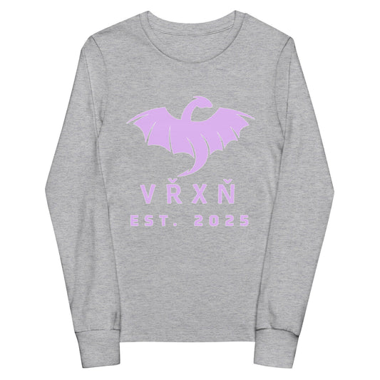 Performance | Youth Long Sleeve T-Shirt | VŘXŇ | Ancient Modern Logo