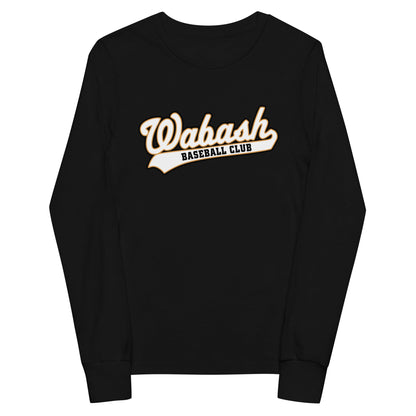 Performance | Youth Long Sleeve T-Shirt | Wabash Baseball Club | Alt Logo 1