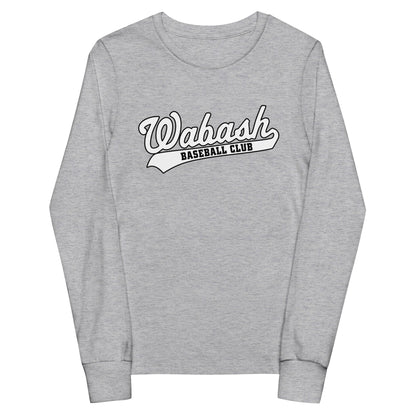 Performance | Youth Long Sleeve T-Shirt | Wabash Baseball Club | Alt Logo 2