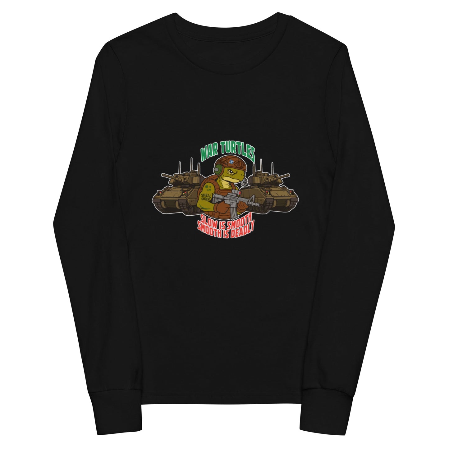 Performance | Youth Long Sleeve T-Shirt | War Turtles | Battalion Logo