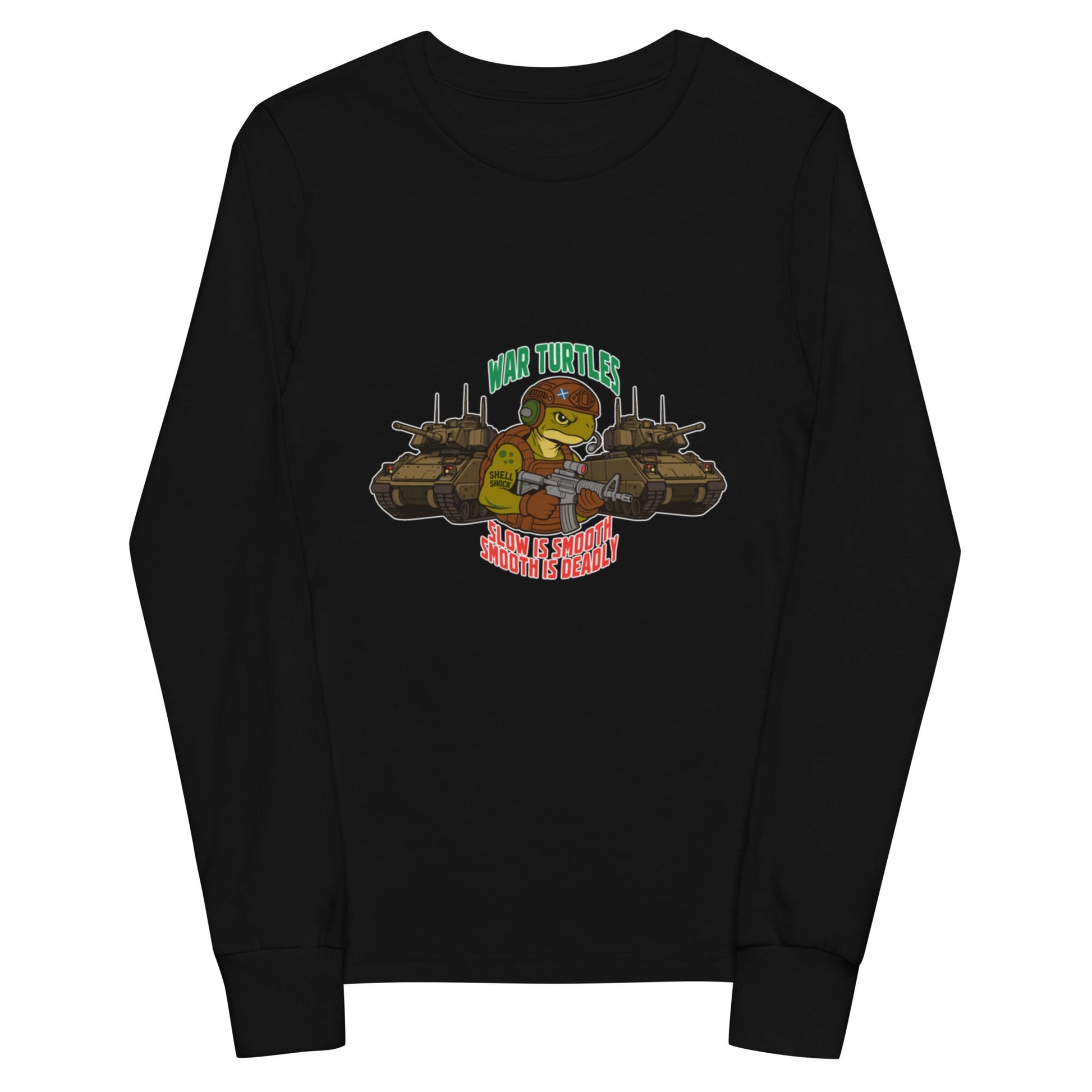 Performance | Youth Long Sleeve T-Shirt | War Turtles | Battalion Logo