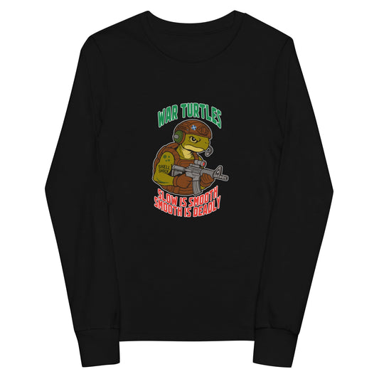 Performance | Youth Long Sleeve T-Shirt | War Turtles | Mascot Logo