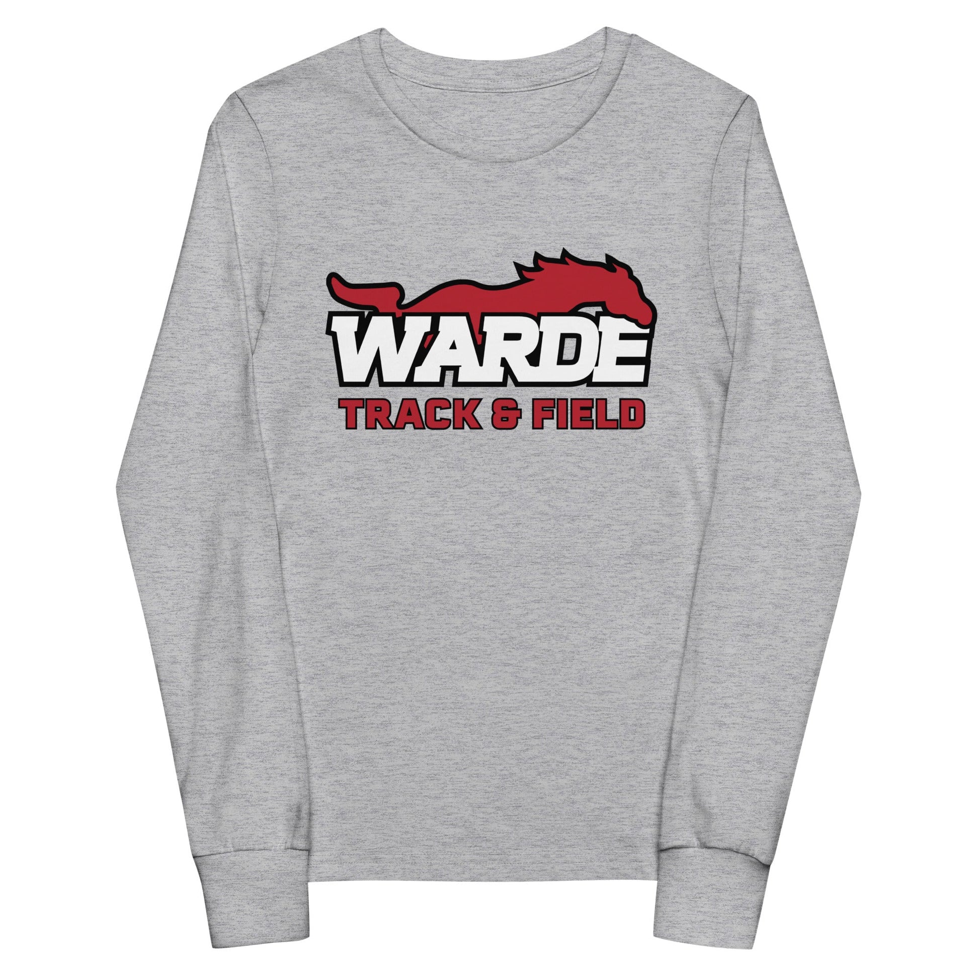 Performance | Youth Long Sleeve T-Shirt | Warde Track and Field | Alt Logo