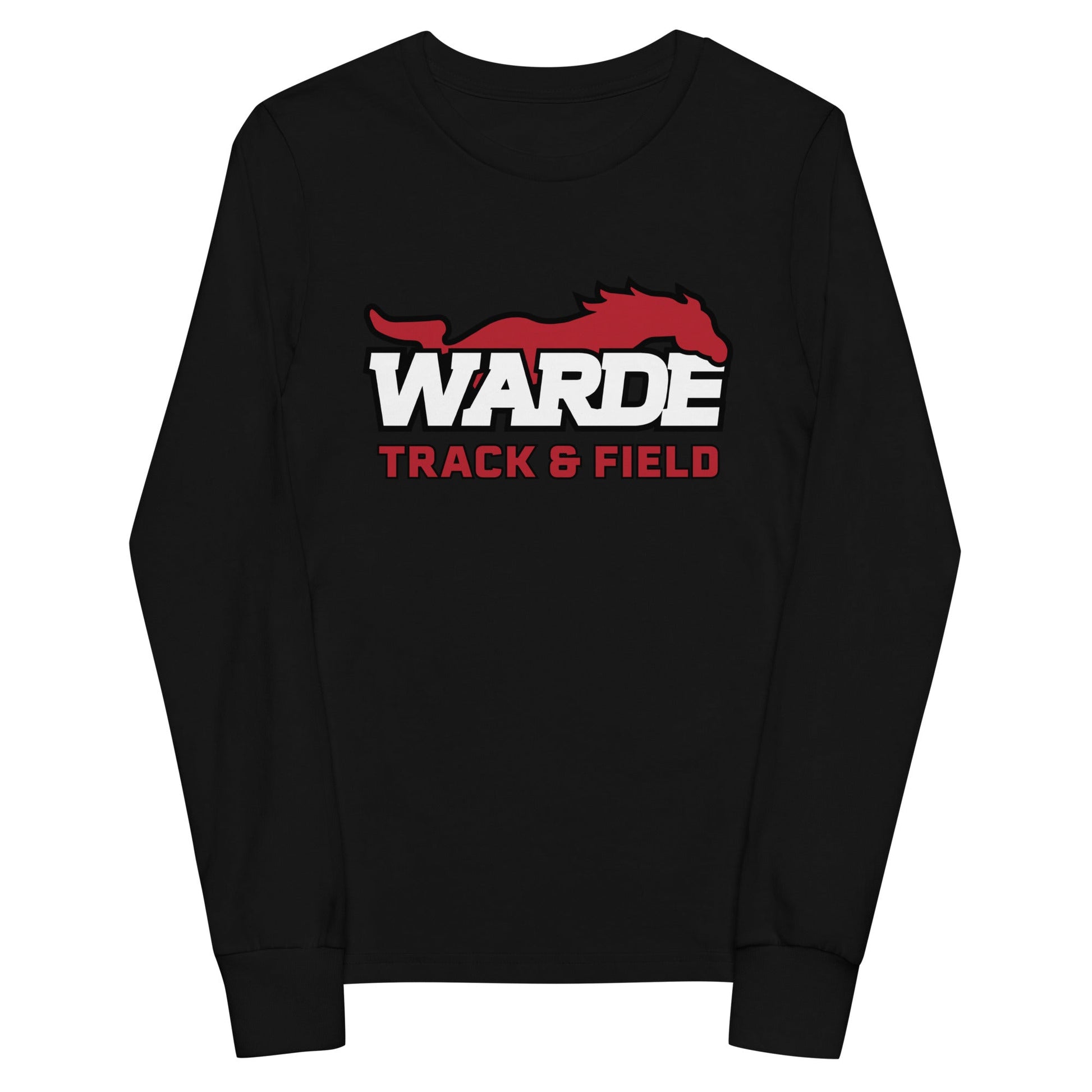 Performance | Youth Long Sleeve T-Shirt | Warde Track and Field | Alt Logo