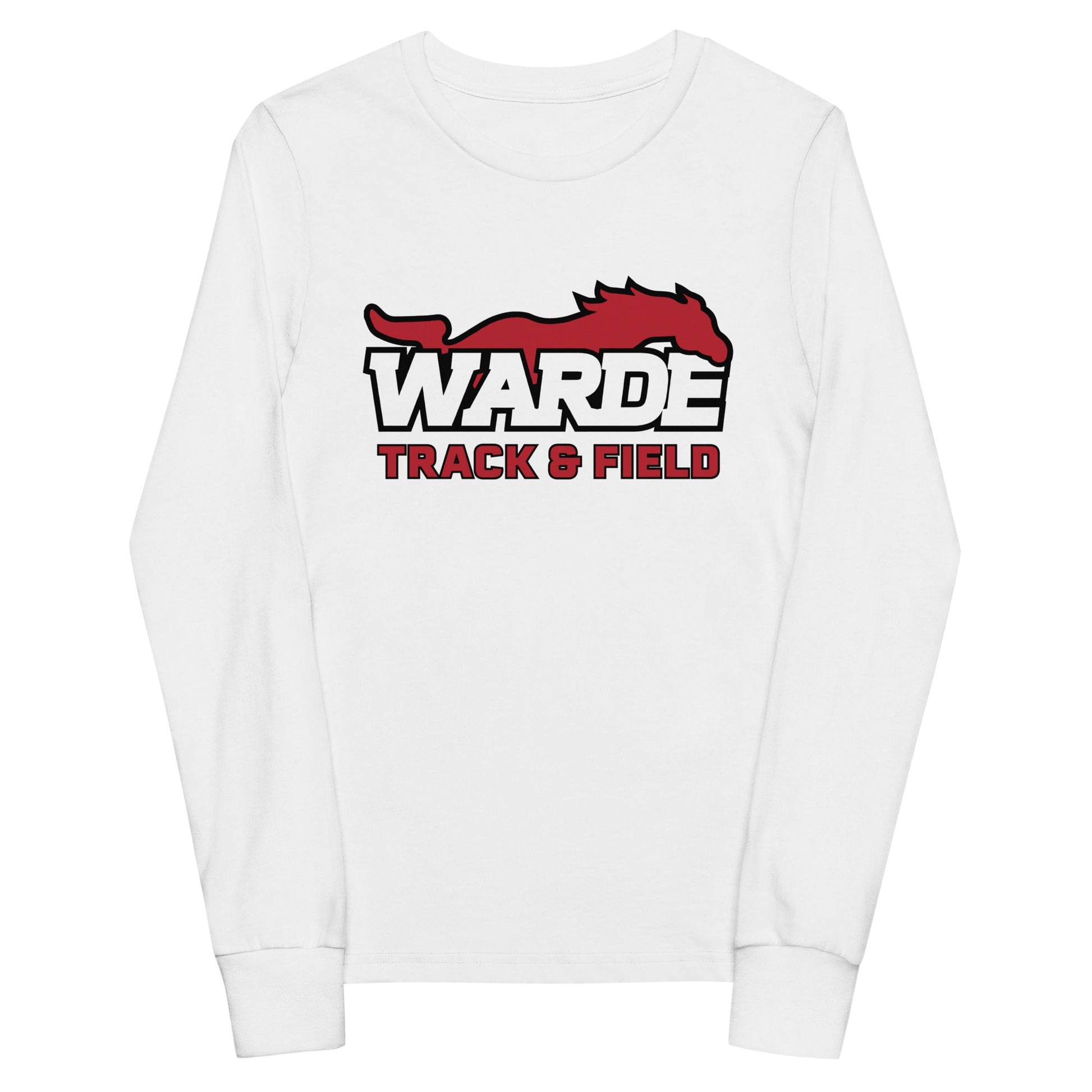 Performance | Youth Long Sleeve T-Shirt | Warde Track and Field | Alt Logo