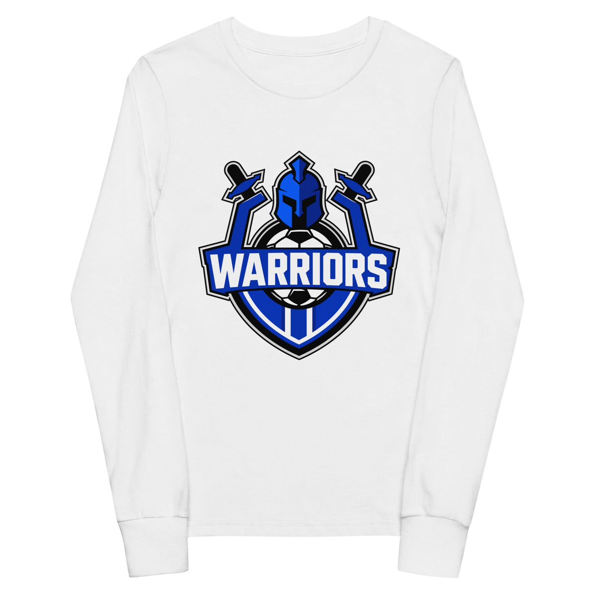 Performance | Youth Long Sleeve T-Shirt | Warriors Soccer Club | Crest Logo