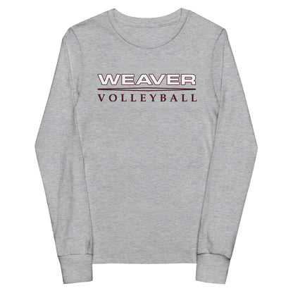 Performance | Youth Long Sleeve T-Shirt | Weaver High School | Classic Court Mark Logo