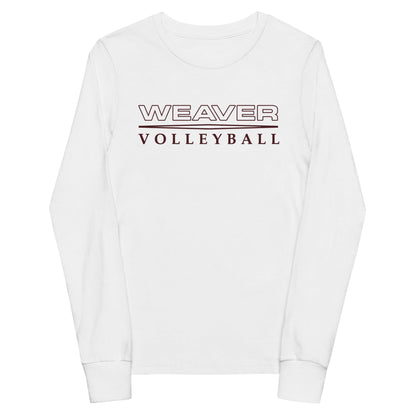 Performance | Youth Long Sleeve T-Shirt | Weaver High School | Classic Court Mark Logo