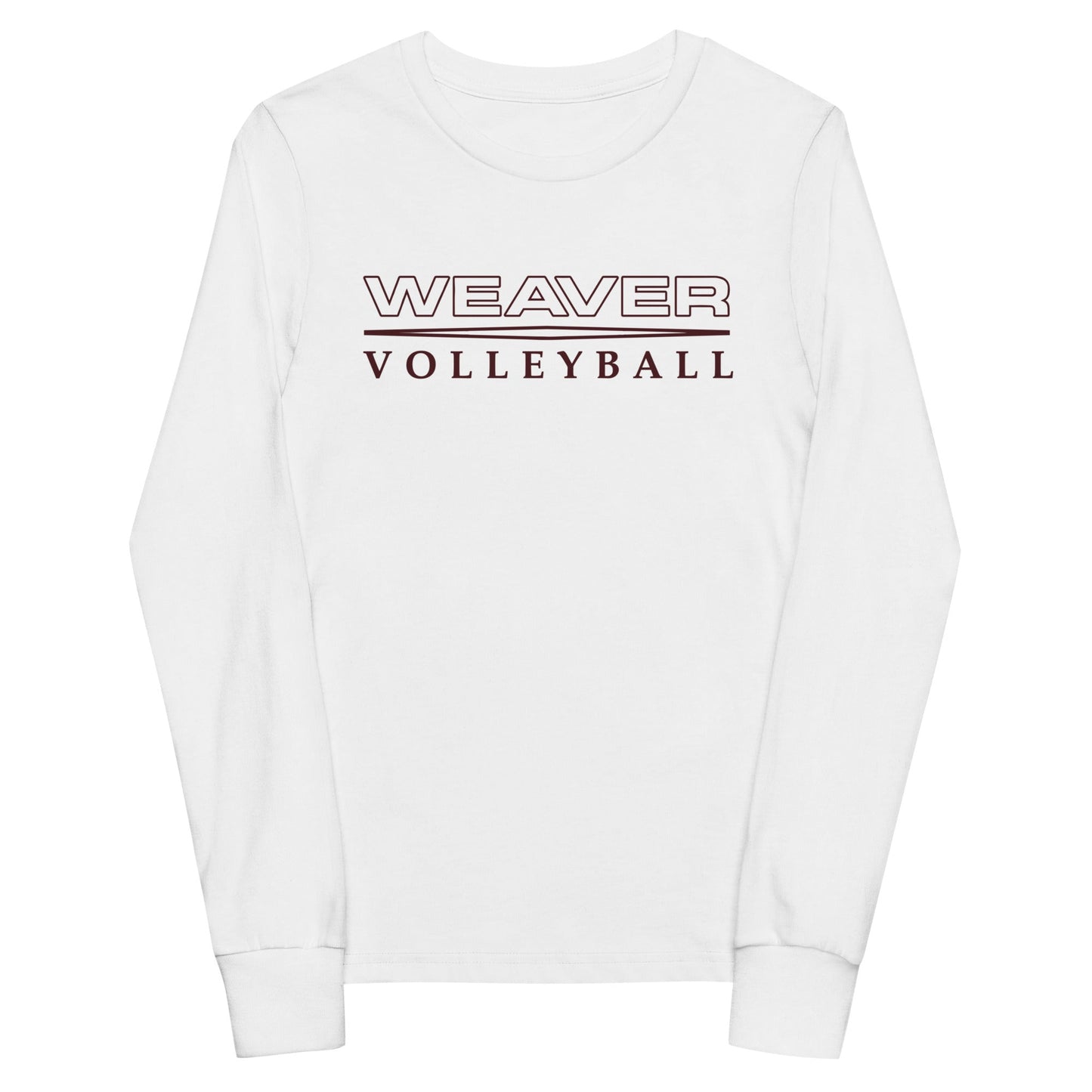 Performance | Youth Long Sleeve T-Shirt | Weaver High School | Classic Court Mark Logo