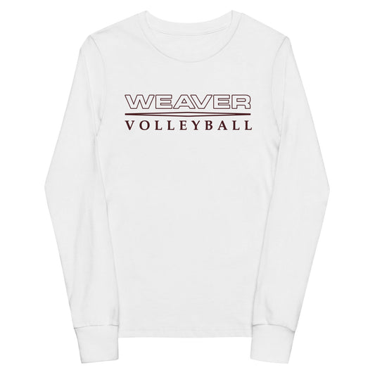 Performance | Youth Long Sleeve T-Shirt | Weaver High School | Classic Court Mark Logo
