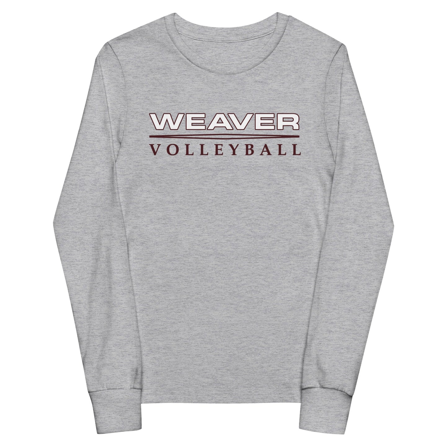 Performance | Youth Long Sleeve T-Shirt | Weaver High School | Classic Court Mark Logo