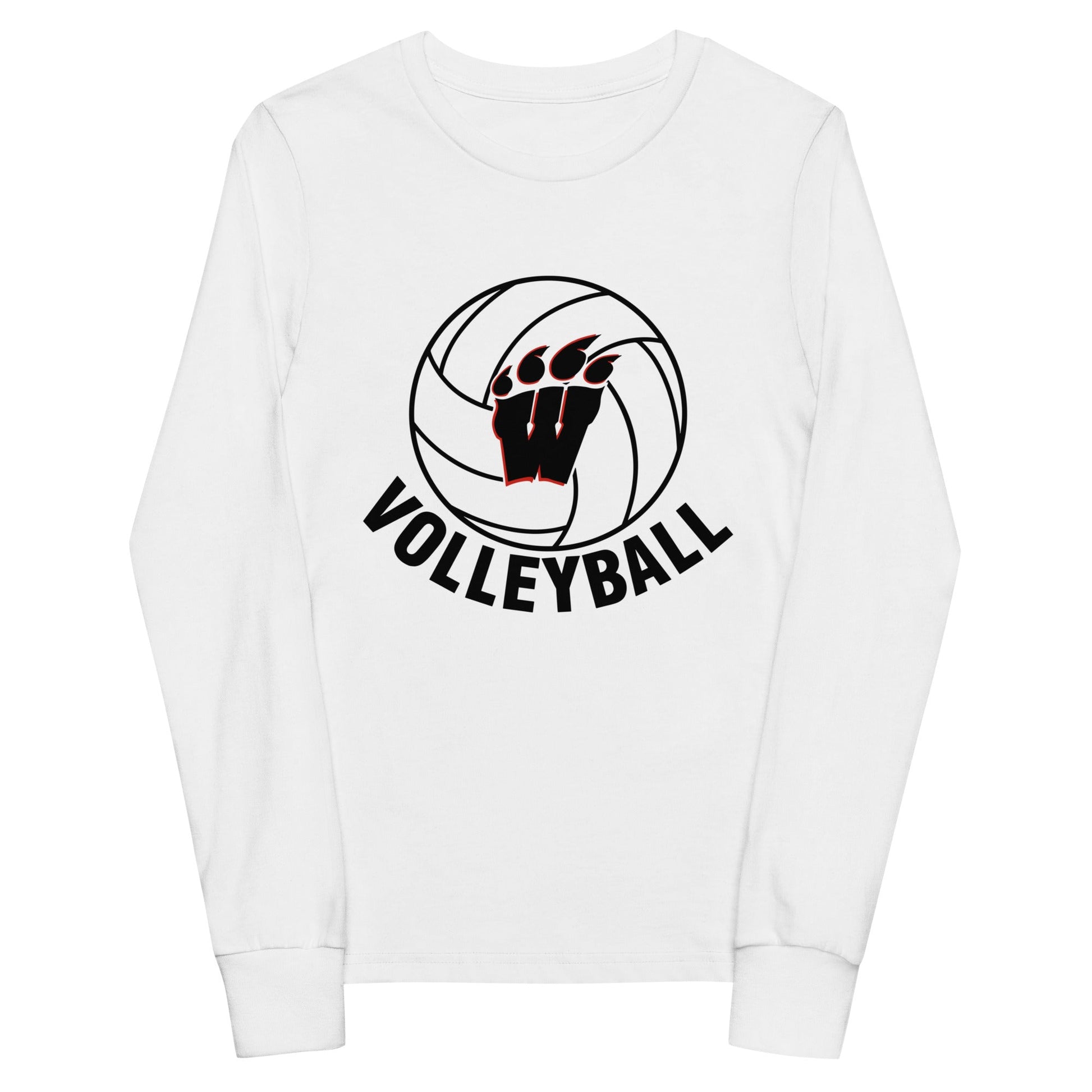Performance | Youth Long Sleeve T-Shirt | Weaver High School | Vanguard Volley Logo