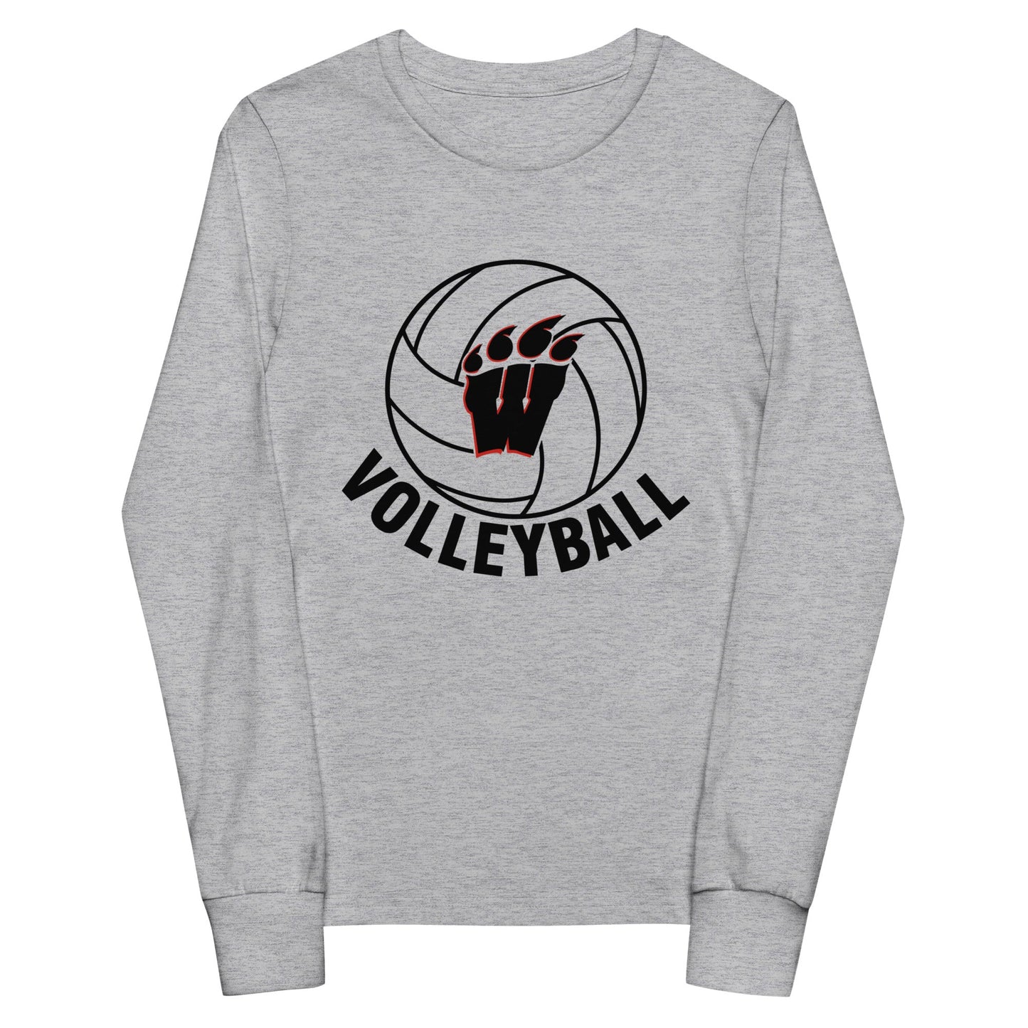 Performance | Youth Long Sleeve T-Shirt | Weaver High School | Vanguard Volley Logo